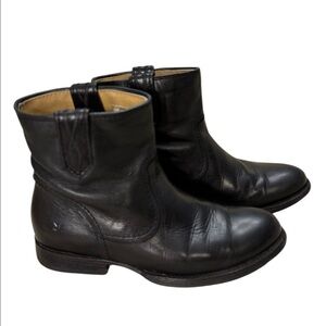 Frye Billy Short Collection Black Boot Size 6